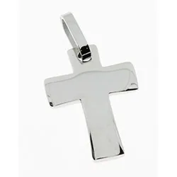 Hard Steel Kreuz Anhänger in Stahl