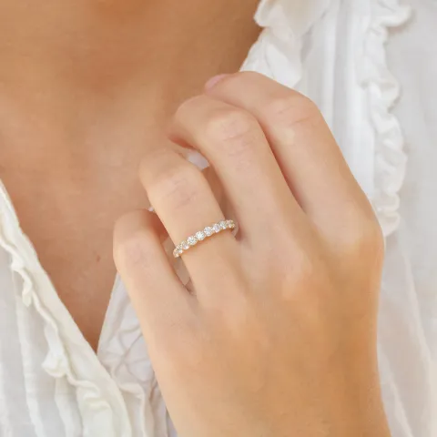 Diamant Ring in 14 Karat Gold 0,75 ct