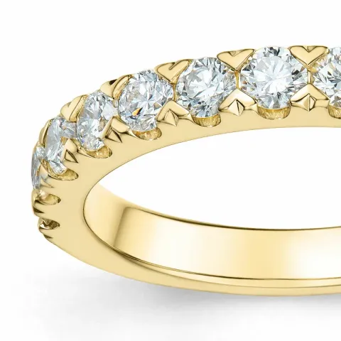 Diamant Ring in 14 Karat Gold 0,75 ct