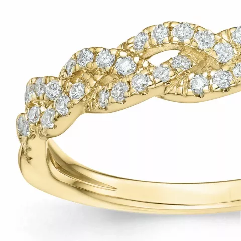 Diamant Ring in 14 Karat Gold 0,334 ct