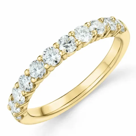 Diamant Ring in 14 Karat Gold 0,75 ct