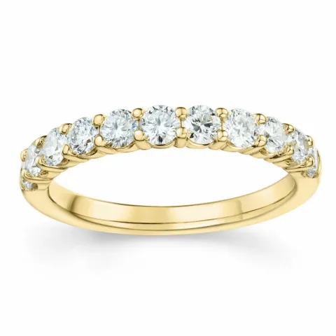 Diamant Ring in 14 Karat Gold 0,75 ct