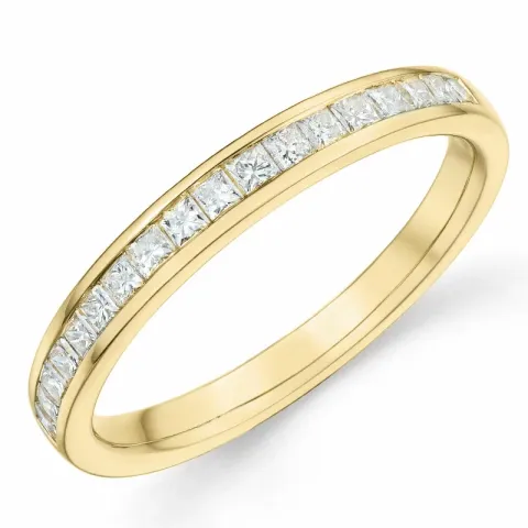 Diamant Ring in 14 Karat Gold 0,128 ct 0,20 ct