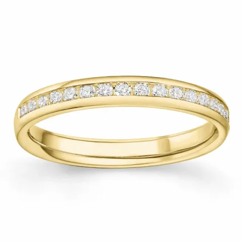 Diamant Memoirering in 14 Karat Gold 0,251 ct