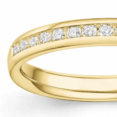 Diamant Memoirering in 14 Karat Gold 0,251 ct