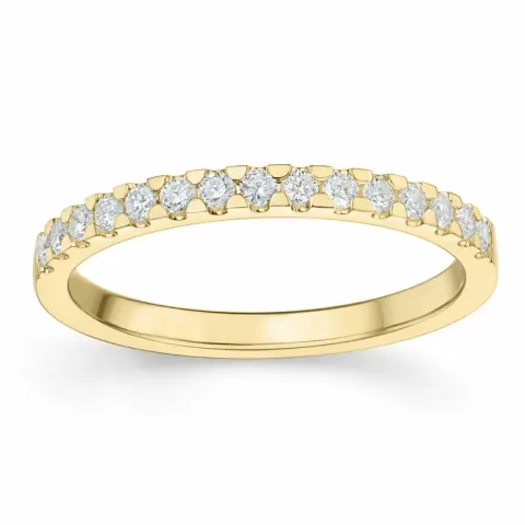 Diamant Memoirering in 14 Karat Gold 0,24 ct