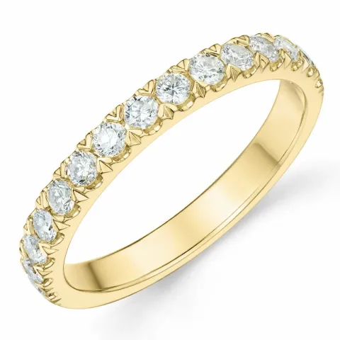 Brillant Memoirering in 14 Karat Gold 0,49 ct