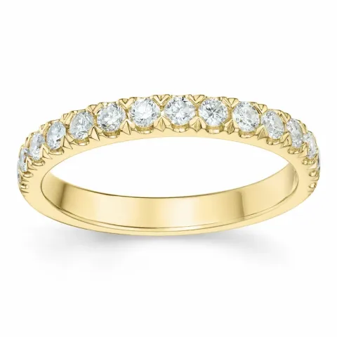 Brillant Memoirering in 14 Karat Gold 0,49 ct