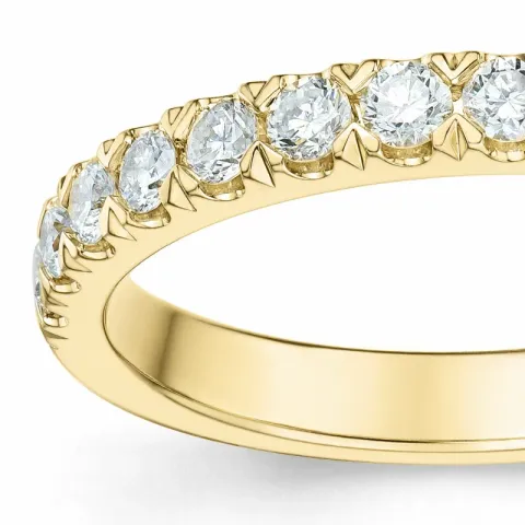 Brillant Memoirering in 14 Karat Gold 0,49 ct