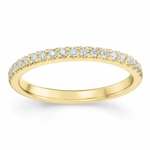 Brillant Memoirering in 14 Karat Gold 0,20 ct