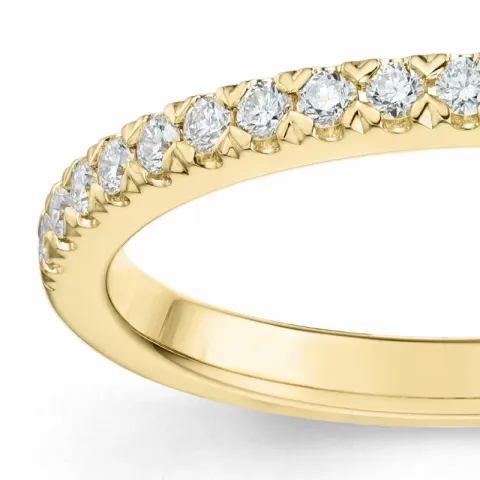 Brillant Memoirering in 14 Karat Gold 0,20 ct