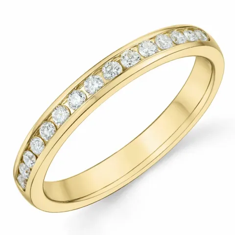 Brillant Memoirering in 14 Karat Gold 0,26 ct