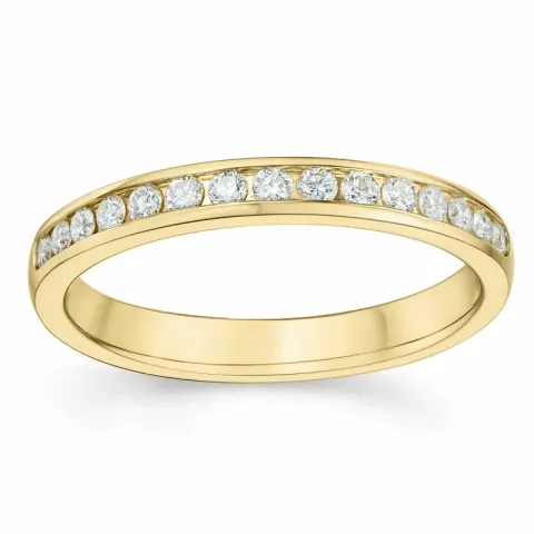 Brillant Memoirering in 14 Karat Gold 0,26 ct