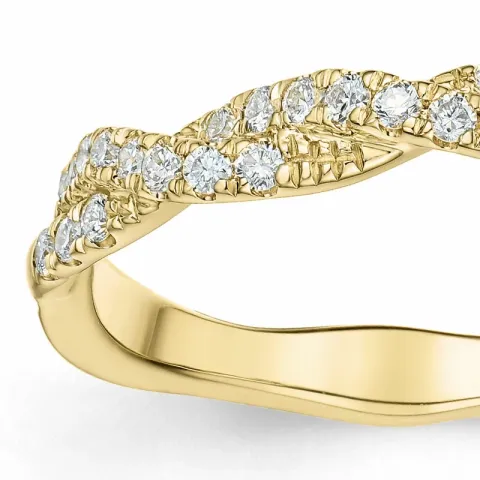 Diamant Ring in 14 Karat Gold 0,25 ct