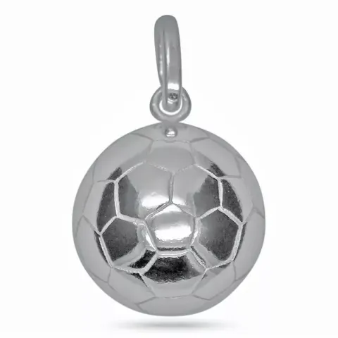 Fußball Anhänger aus Silber