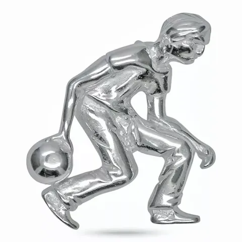 Bowling Silber Anhänger aus Silber