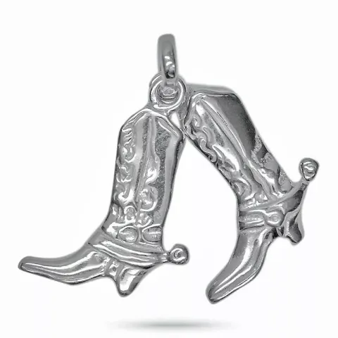 Cowboystiefel Anhänger aus Silber