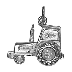 Traktor Anhänger aus Silber