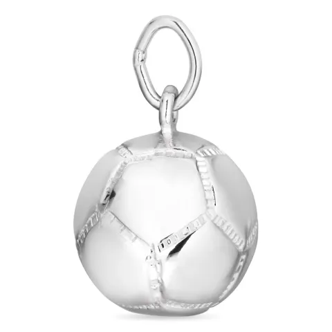 Fußball Anhänger aus Silber