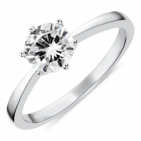 Kollektionsmuster Zirkon Ring aus Silber