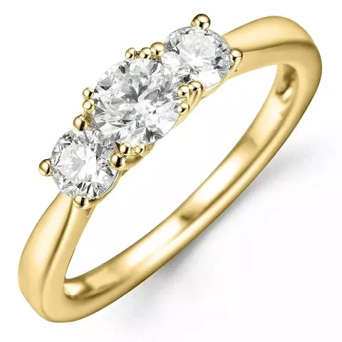 Bestellware - diamantring in 14 karat gold 0,40 ct 0,37 ct