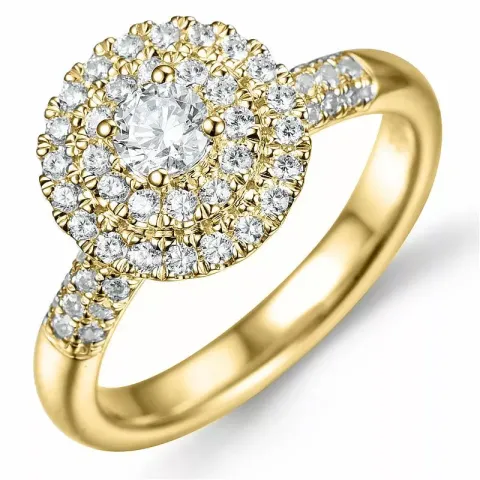 Bestellware - Diamantring in 14 Karat Gold 0,26 ct 0,50 ct