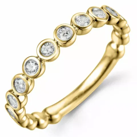 Bestellware - diamantring in 14 karat gold 0,33 ct