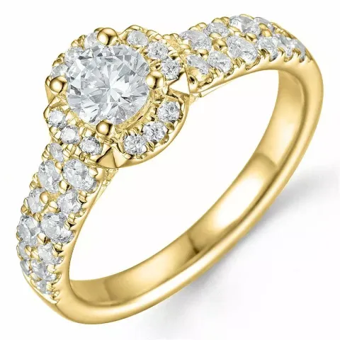 Bestellware - diamantring in 14 karat gold 0,40 ct 0,60 ct