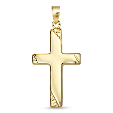 Kreuz Gold Anhänger aus 8 Karat Gold