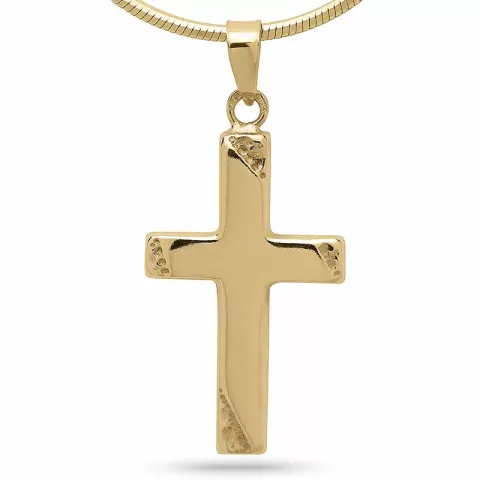 Kollektionsmuster Kreuz Anhänger aus 8 Karat Gold