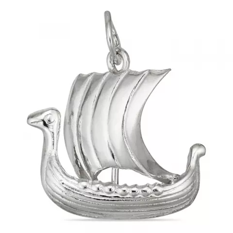 Wikingerschiff Anhänger aus Silber