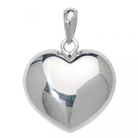 29 mm Herz Anhänger aus Silber