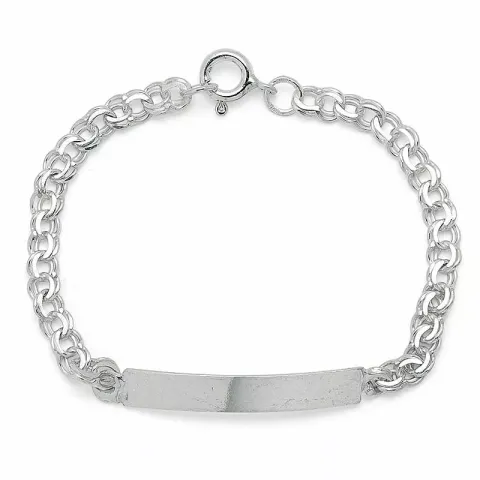 plade Kinderarmband aus Silber und Anhänger aus Silber