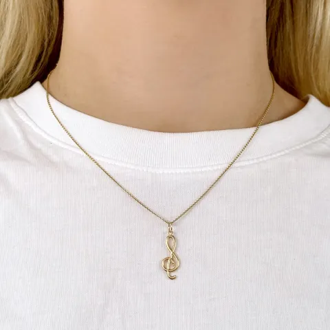 Knoten Anhänger aus 8 Karat Gold