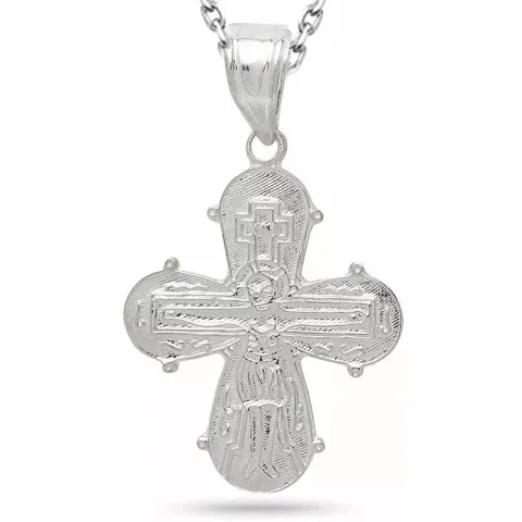 Dagmarkreuz Halskette aus Silber und Anhänger aus Silber