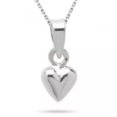Herz Halskette aus Silber und Anhänger aus Silber