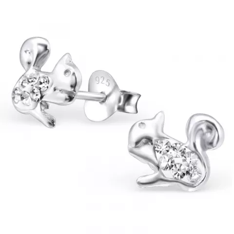 Eichhörnchen Ohrringe in Silber