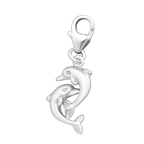 Delfin Charm Anhänger aus Silber
