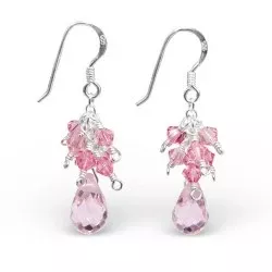 Pink Ohrringe in Silber