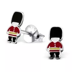 Britischer Soldat Ohrringe in Silber