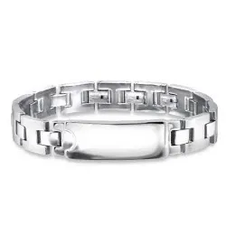 Kollektionsmuster Armband aus Silber 22 cm x 13,2 mm