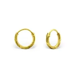 Kollektionsmuster Kreole in vergoldetem Silber