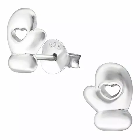 Hand Ohrringe in Silber