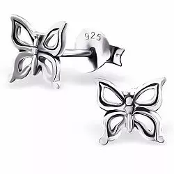 Schmetterlinge Ohrringe in Silber