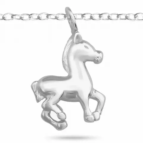 Klein Pferde Armband aus Silber und Pferd aus Silber