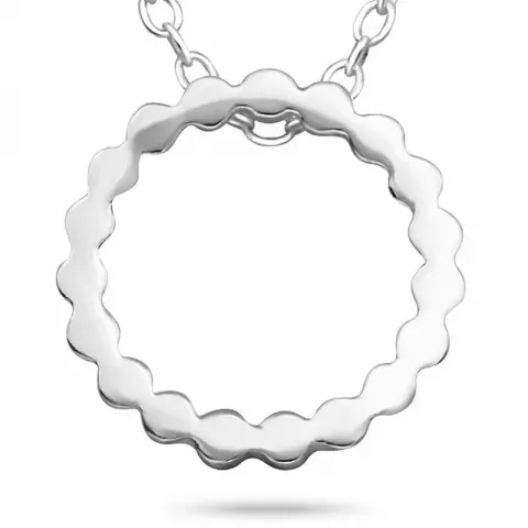 Simpel runder Halskette aus Silber
