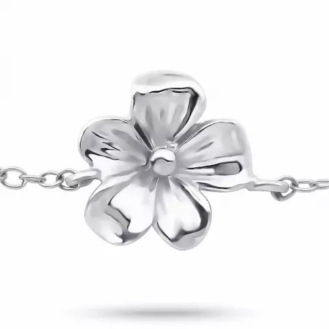 Blume Armband aus Silber und Blumenanhänger aus Silber