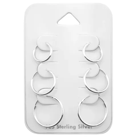 Kollektionsmuster Ohrringe in Silber