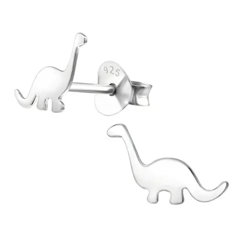 Dino Kinderohrringe in Silber - Little Ones