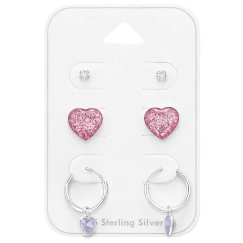 Herz Ohrringe in Silber - Little Ones